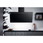 Hotpoint 80cm Angled Chimney Cooker Hood - Black