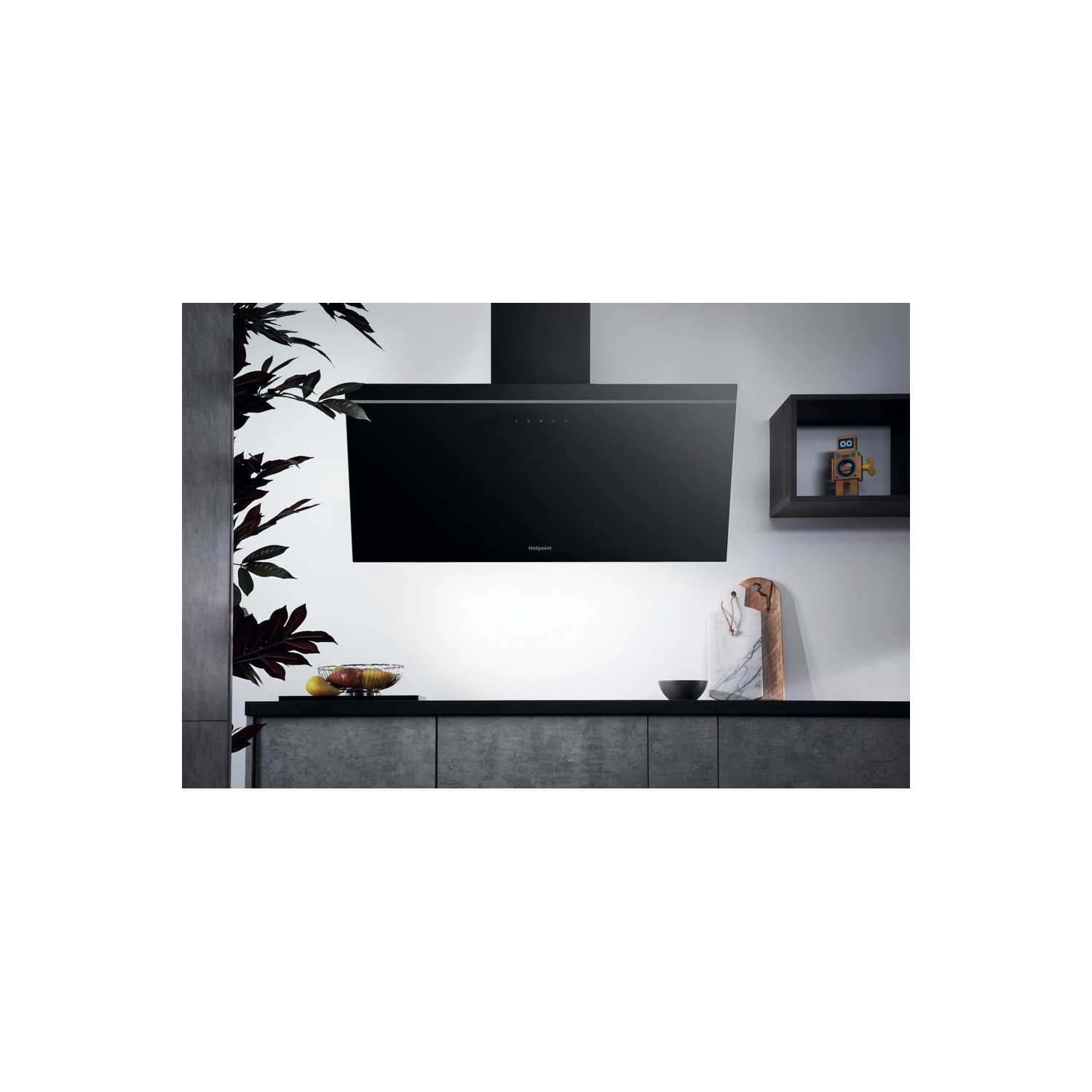 Hotpoint angled cooker online hood