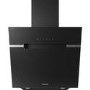 Hotpoint 60cm Angled Chimney Cooker Hood - Black