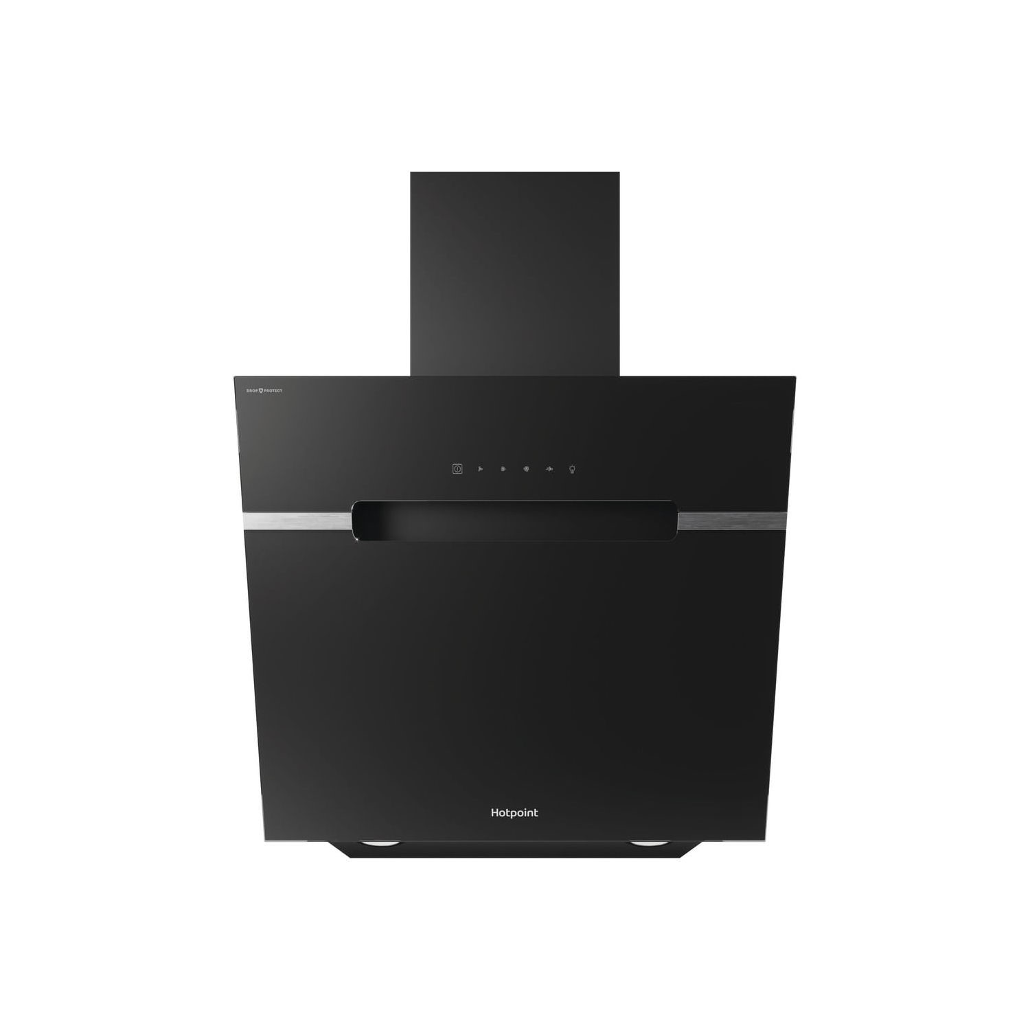 Hotpoint 60Cm Angled Chimney Cooker Hood  PHVS61FLTDPK