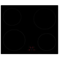 Amica PI6512TU Frameless Touch Control 60cm Four Zone Induction Hob - Black