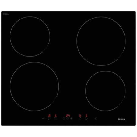 GRADE A2 - Amica PI6540TU 60cm Touch Control Induction Hob Black