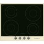 Smeg PI964P Victoria 60cm Four Zone Induction Hob Cream Frame