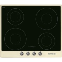 Smeg PI964P Victoria 60cm Four Zone Induction Hob Cream Frame