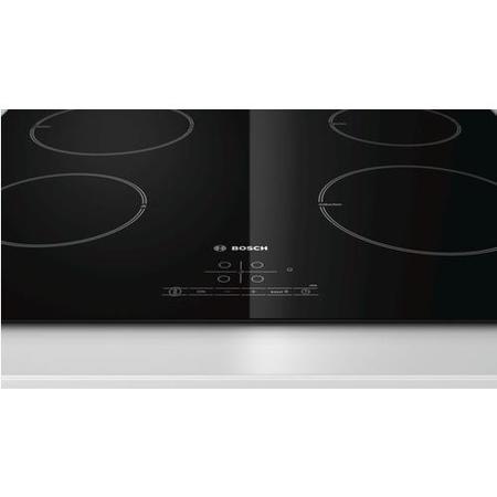 GRADE A1 - Bosch PIA611B68B Touch Control Four Zone Induction Hob With Power Management - Black