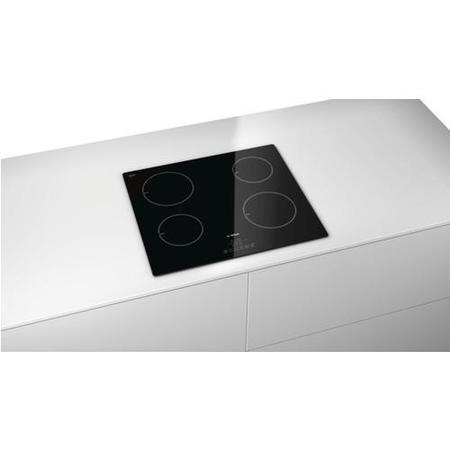 GRADE A1 - Bosch PIA611B68B Touch Control Four Zone Induction Hob With Power Management - Black
