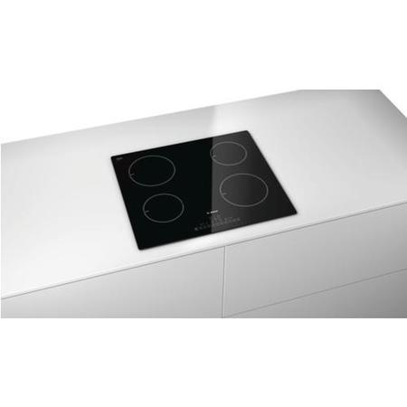 Bosch PIA611F18E 59cm DirectSelect Four Zone Induction Hob - Black