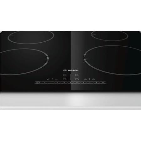 Bosch PIA611F18E 59cm DirectSelect Four Zone Induction Hob - Black