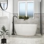 GRADE A1 - Small Freestanding Double Ended Bath 1300 x 700mm - Pico
