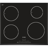 Bosch PIE651F17E 59cm DirectSelect Touch Control Four Zone Induction Hob With Power Management - Bla