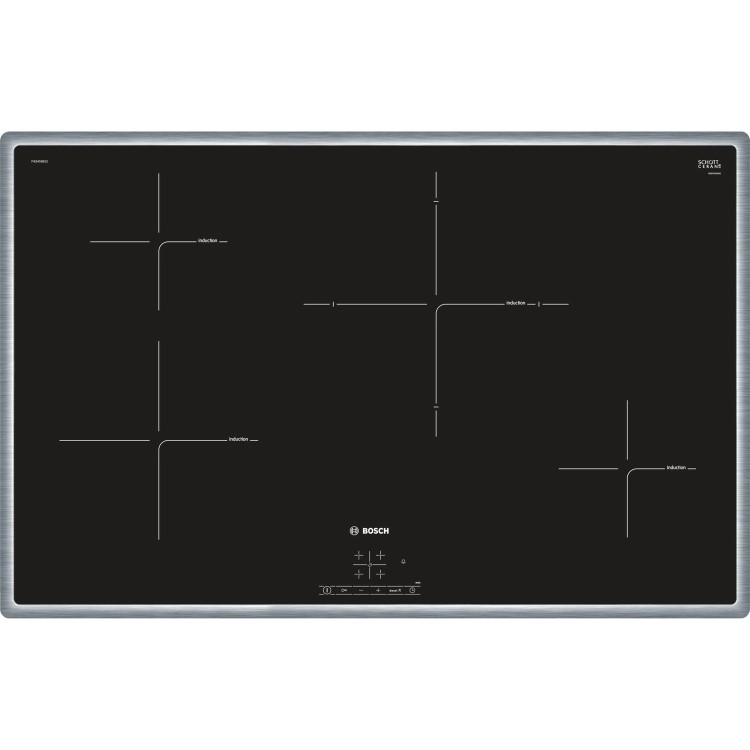 Bosch PIE845BB1E Serie 4 80cm Four Zone Induction Hob