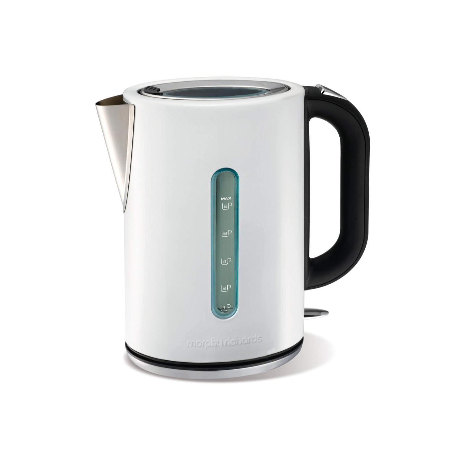 Morphy Richards Pik_43941 43941 Elipta St/teel & White Jug Kettle 1.5lt