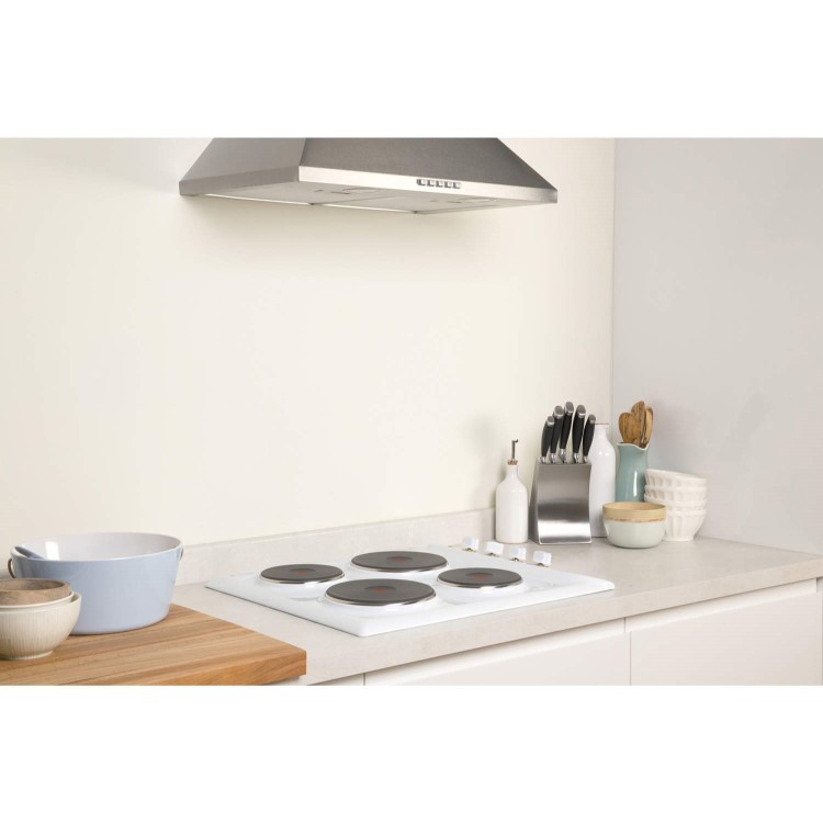 GRADE A2 - Indesit PIM604WH 60cm Four Zone Sealed Plate Hob White
