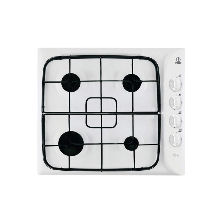 Indesit PIM640ASWH 60cm 4 Burner Gas Hob in White