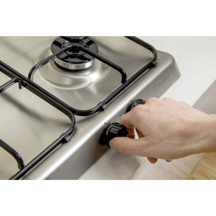 Indesit PIM750ASTIX 70cm Five Burner Gas Hob Stainless Steel