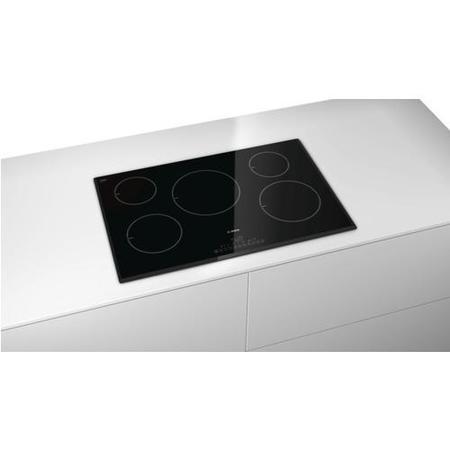 Bosch PIM851F17E DirectSelect 80.2cm Five Zone Induction Hob Black