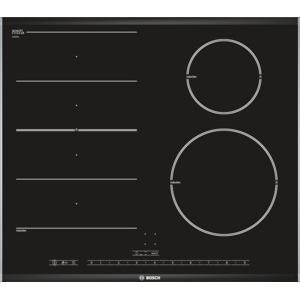 Bosch PIN675N17E 61cm Touch Control Four Zone Flex Induction Hob - Black