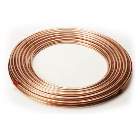 electriQ 25m Copper 2 Pipe Roll for Split Air Conditioners - 1/4 inch and 3/8 inch 6.35 mm / 9.52 mm Diameter
