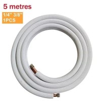 electriQ 5m Pipe for 9000 & 12000 BTU Air Conditioners 1/4 inch 3/8 inch 6.35mm/9.52mm electriQ 5m Pipe for 9000 & 12000 BTU Air Conditioners 1/4 inch 3/8 inch 6.35mm/9.52mm