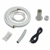 electriQ 10m Pipe Kit for 18000 and 24000 BTU Air Conditioners 1/2 inch 1/4 inches 6.35mm / 12.7 mm