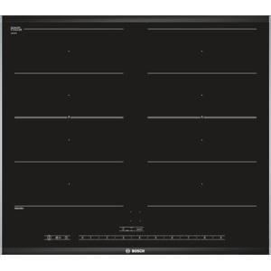 Bosch PIV675N17E 61cm Touch Control Four Zone Induction Hob With 2 FlexInduction Zones - Black