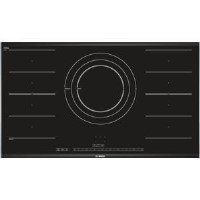 Bosch PIZ975N17E 92cm DirectSelect Five Zone Induction Hob With FlexInduction Black