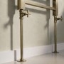 Brushed Brass Radiator Pipe Covers 300mm
