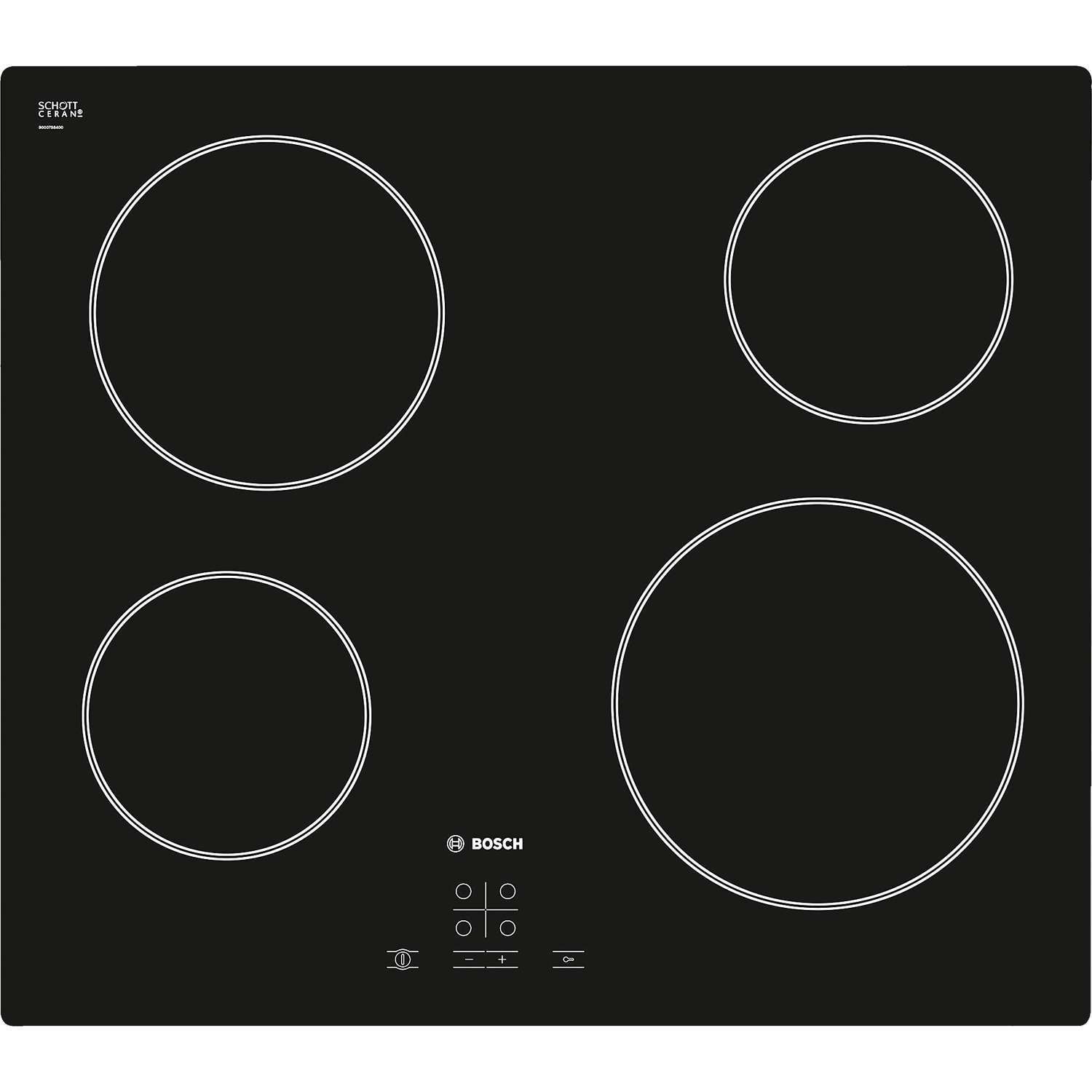 Bosch Serie 4 60cm 4 Zone Ceramic Hob with Touch Controls