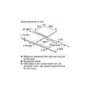 Bosch PKE611D17E Series 4 60cm 4 Zone Ceramic Hob