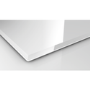 Bosch PKE652CA1E Serie 2 Side Dial Control 56cm Four Zone Ceramic Hob - White Glass