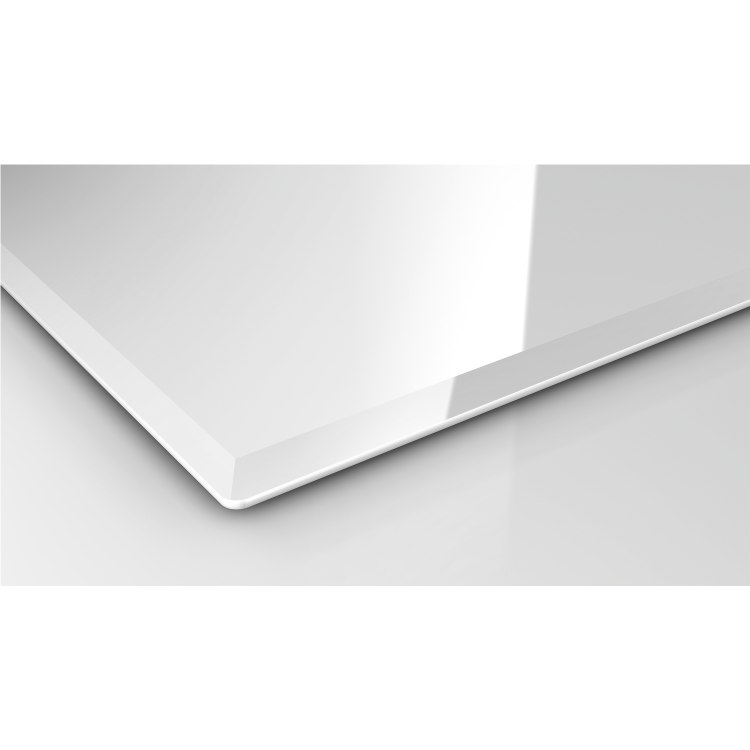 Bosch PKE652CA1E Serie 2 Side Dial Control 56cm Four Zone Ceramic Hob - White Glass