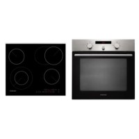 Samsung PKG100 Electric Built-in Single Oven and Touch Control Ceramic Hob Pack