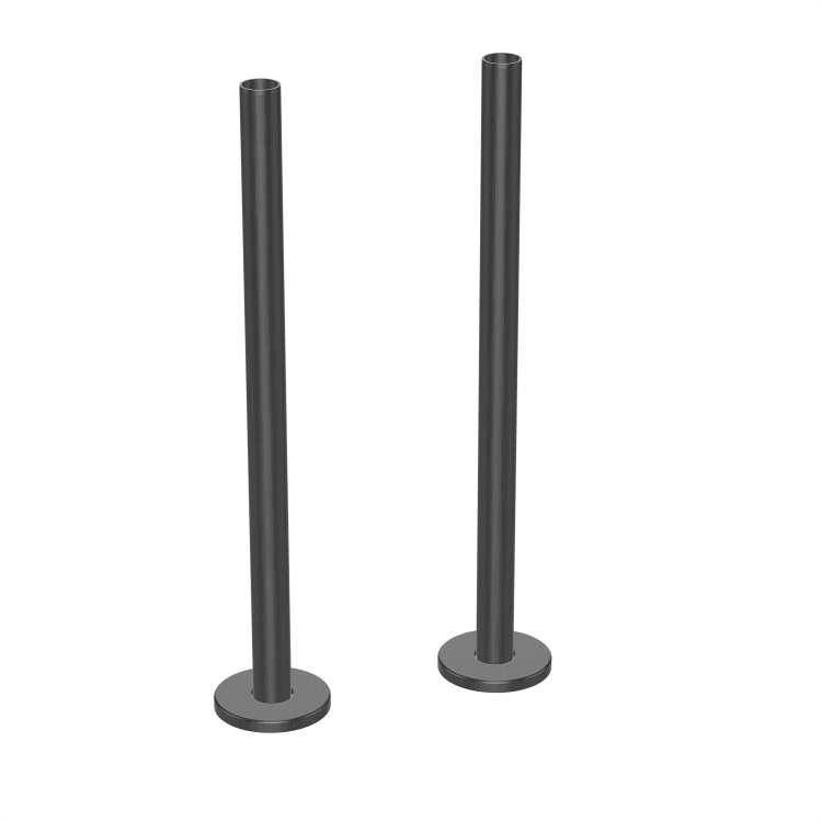 Gunmetal Grey Radiator Pipe Covers 300mm