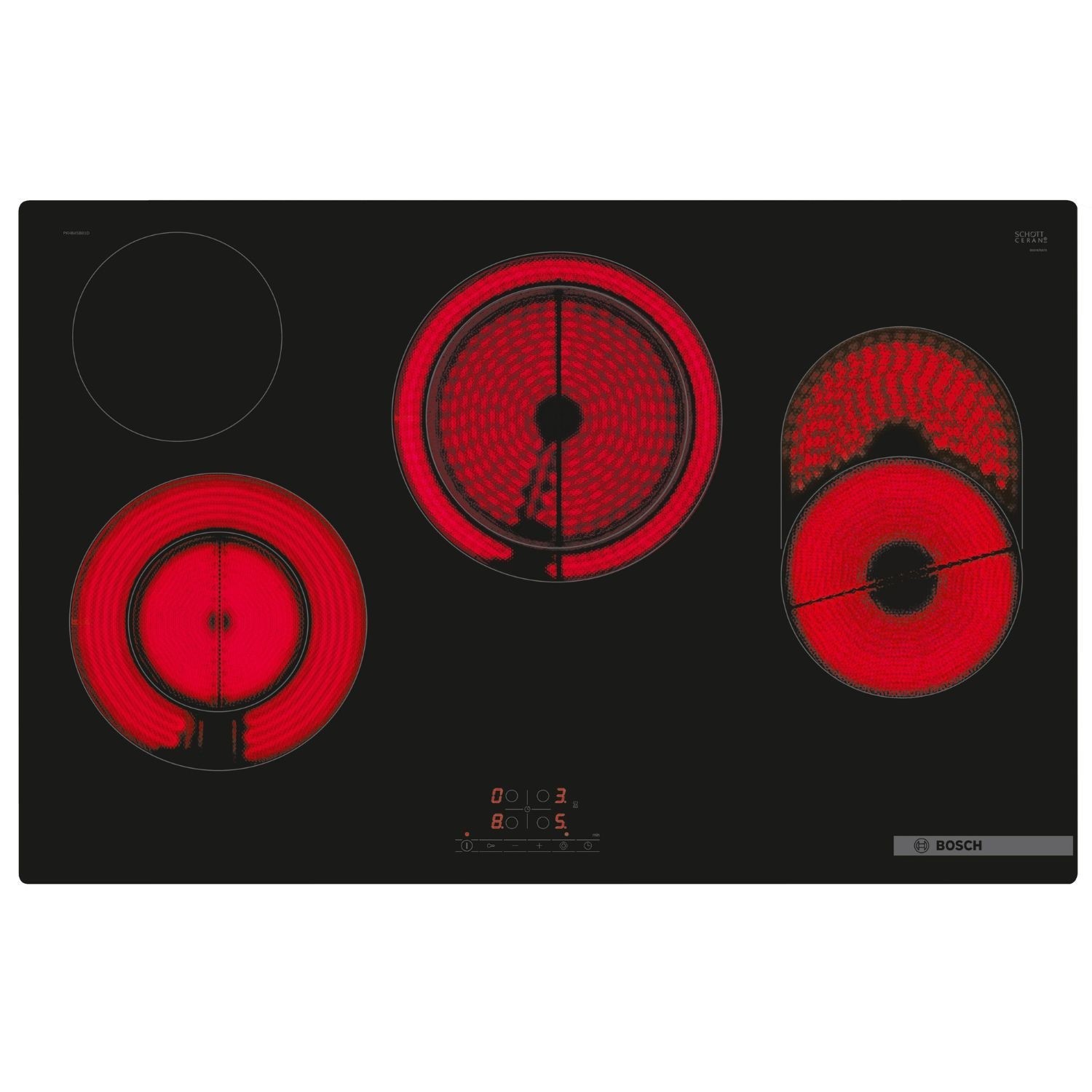 Bosch Series 4 80cm 4 Zone Ceramic Hob