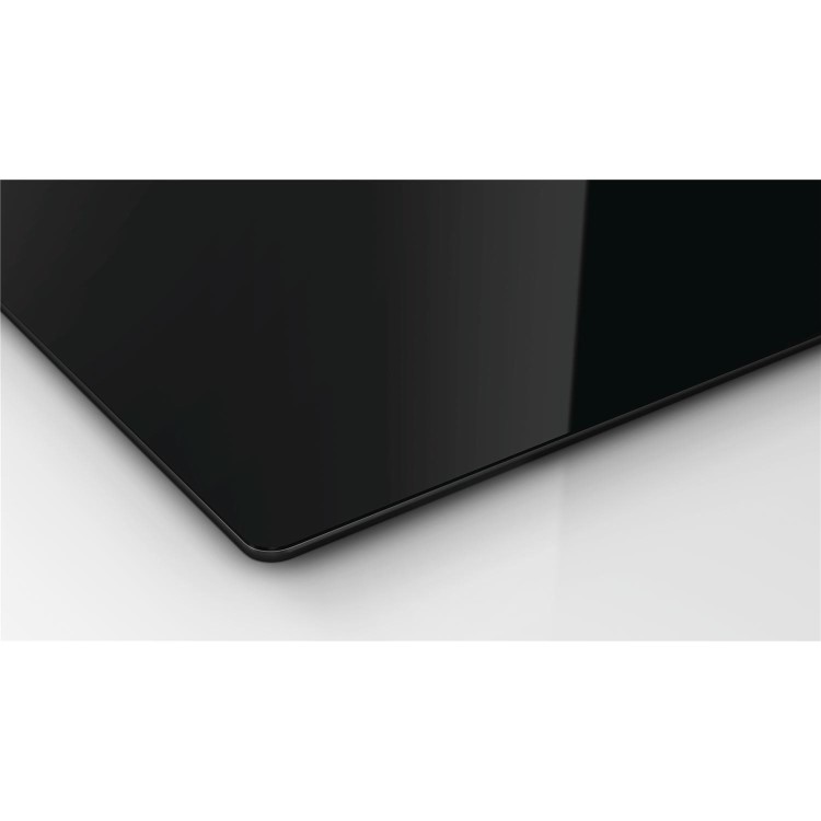 Bosch PKN811D17E Serie 4 80cm Wide Touch Control Four Zone Quick-Therm Ceramic Hob - Black