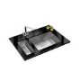 Franke PKX110_18_55DP Peak Undermount 1.5 Bowl Stainless Steel Sink and Tap Desgner Pack