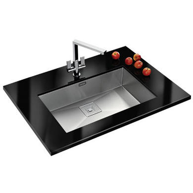 Franke PKX110_70DP Peak Undermount Large Bowl Stainless Steel Sink and Tap Designer Pack