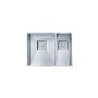 Franke PKX160_34-18RDP Peak Undermount 1.5 Bowl Sink and Tap Designer Pack - RHSB