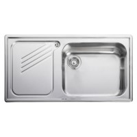 Leisure Sinks PL9851L ProLine Stainless Steel 985x508 1.0 Bowl Left Hand Drainer 89mm Waste