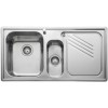 Leisure Sinks PL9852R ProLine Stainless Steel 985x508 1.5 Bowl Right Hand Drainer And KA28SS