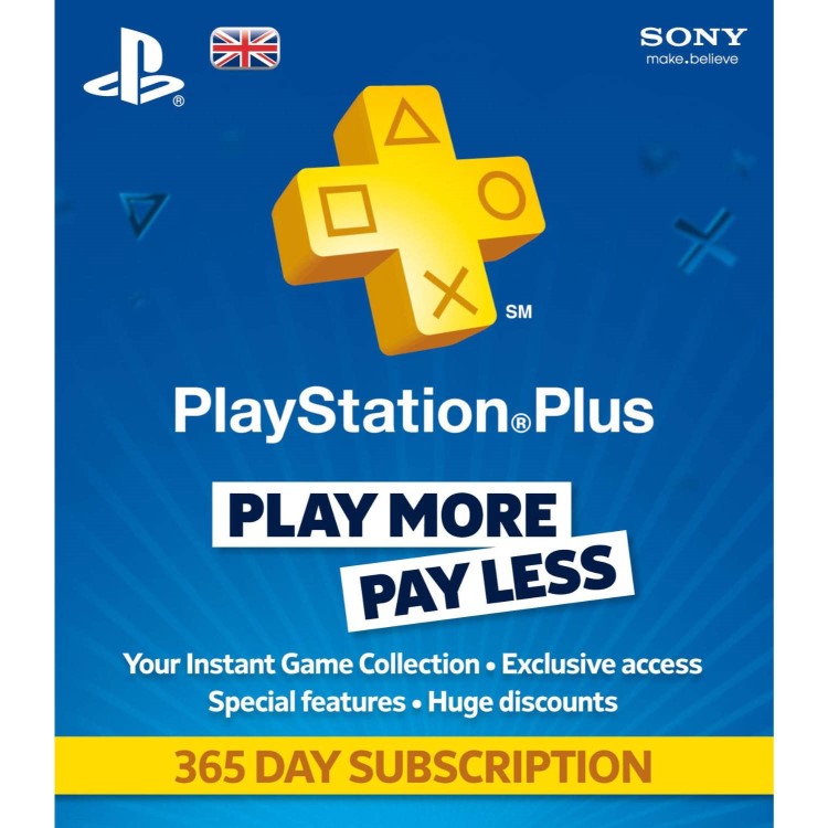 Playstation Plus - 365 Day Subscription