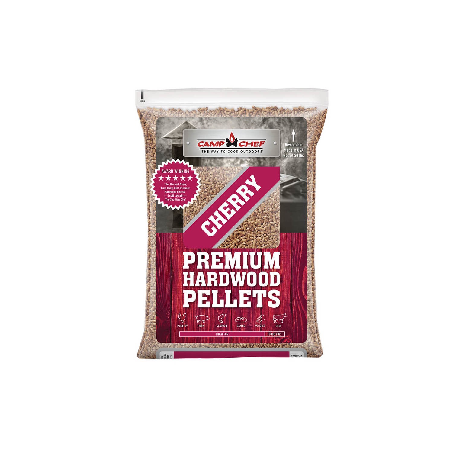 Camp Chef Smoker Wood Pellets Cherry - 9kg