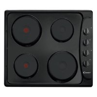 Candy PLE64N 60cm Sealed Plate Electric Hob - Black