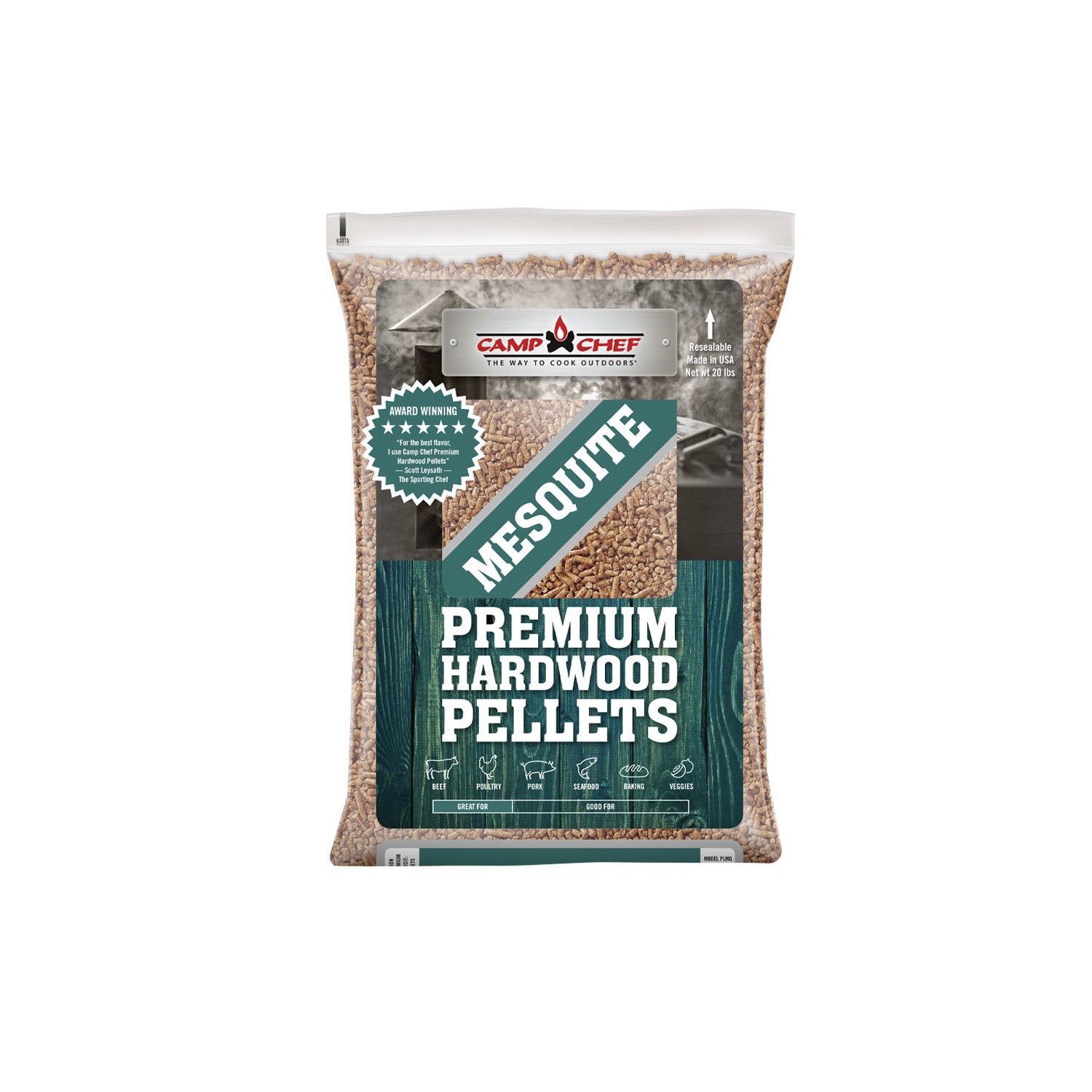 Camp Chef Smoker Wood Pellets Mesquite - 9kg