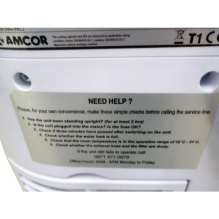Amcor 16000 BTU Portable Air Conditioner  for rooms up to 42 sqm 