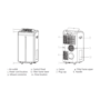 Amcor 16000 BTU Portable Air Conditioner  for rooms up to 42 sqm 