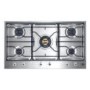 Bertazzoni PM36-5-00-X Design Series 90cm 5 Burner Gas Hob-Stainless Steel