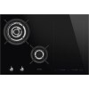Smeg PM3721WLD 75cm Classic Mixed Fuel Hob 2 Gas Burners 1 Induction Multizone with Straight Edge Gl