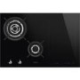 Smeg PM3721WLD 75cm Classic Mixed Fuel Hob 2 Gas Burners 1 Induction Multizone with Straight Edge Gl