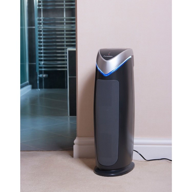 Puremate PM510 Air Purifier with HEPA Ioniser with UV-C and Odor Reduction - Great for large rooms up to 38sqm